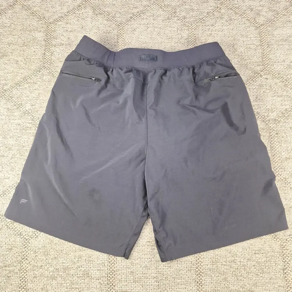 Black Fabletics Lined Athletic Training Gym Shorts Men's XL Performance Running
